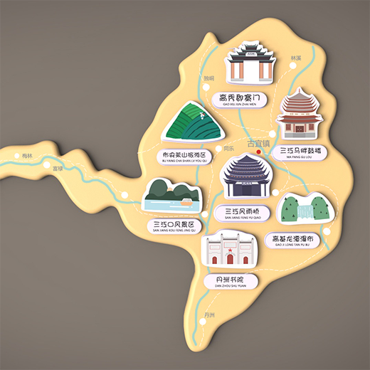 侗族文化冰箱貼設(shè)計