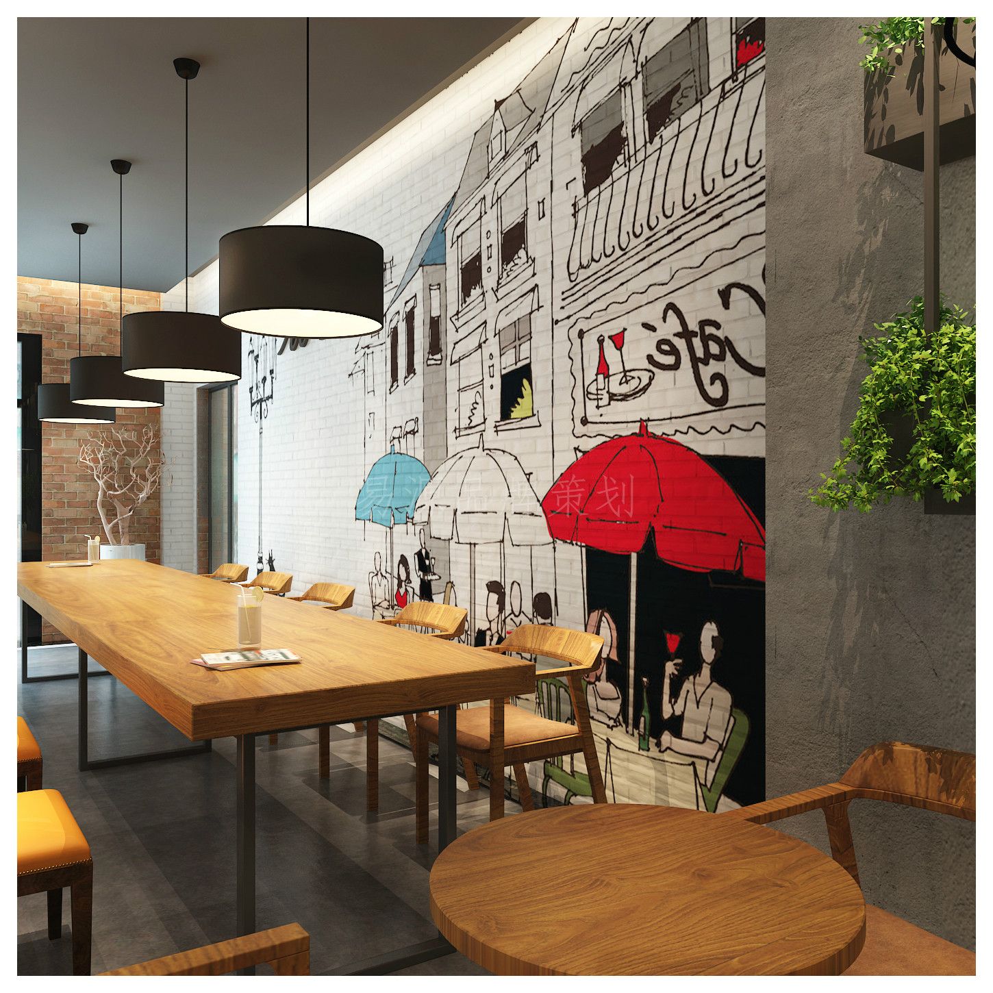 奶茶店設計|奶茶店設計效果圖|奶茶店設計案例