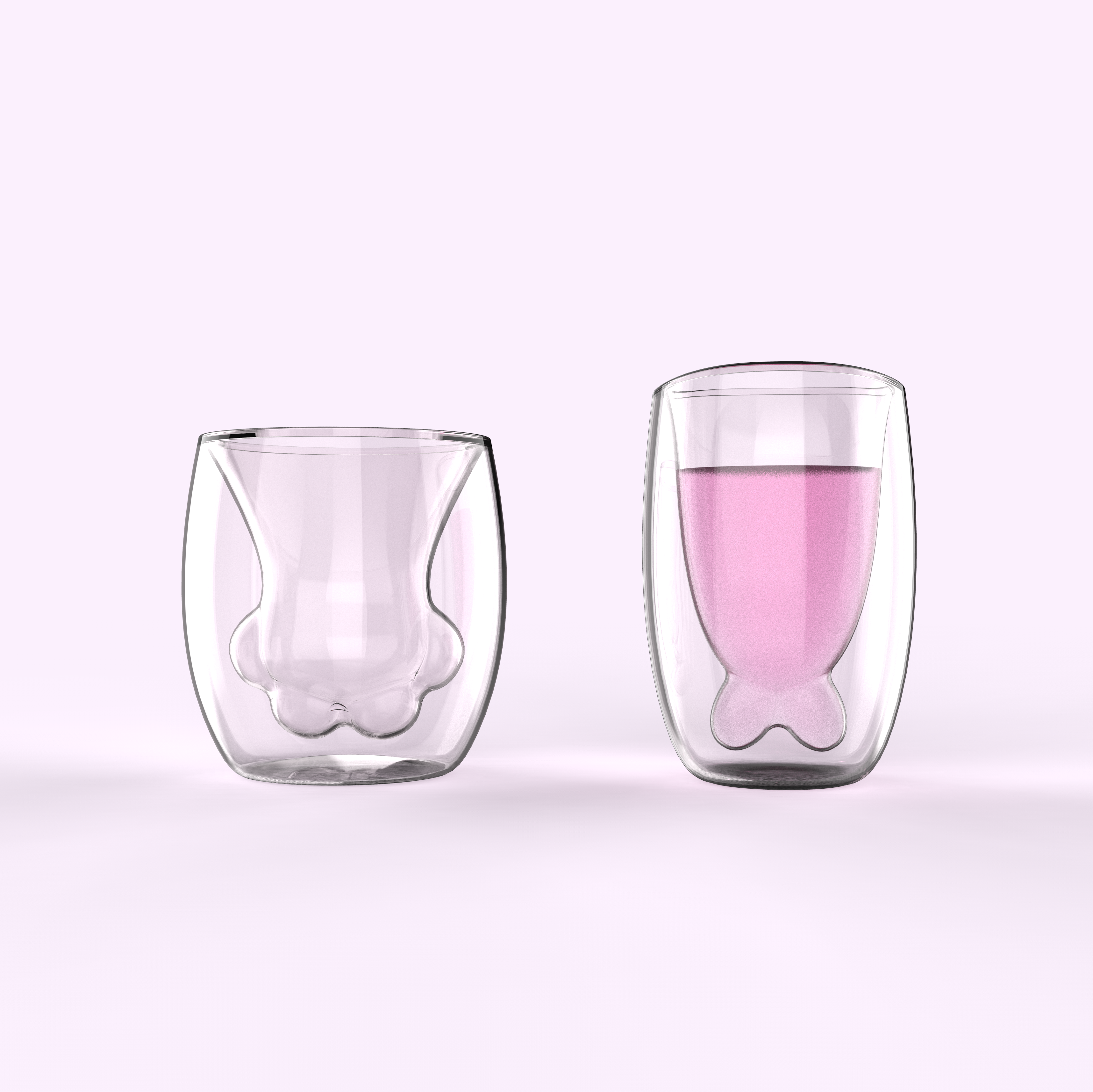 “魚尾杯”設計