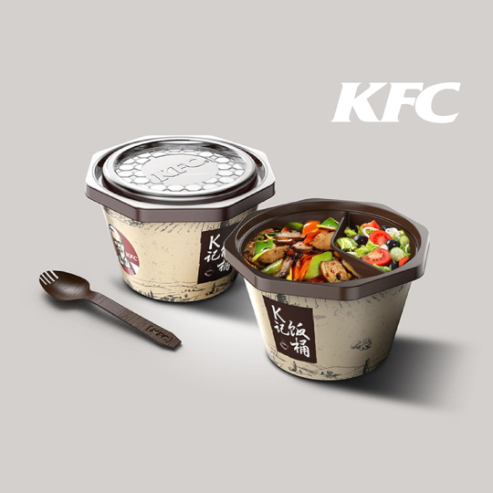 肯德基K記飯桶包裝設計